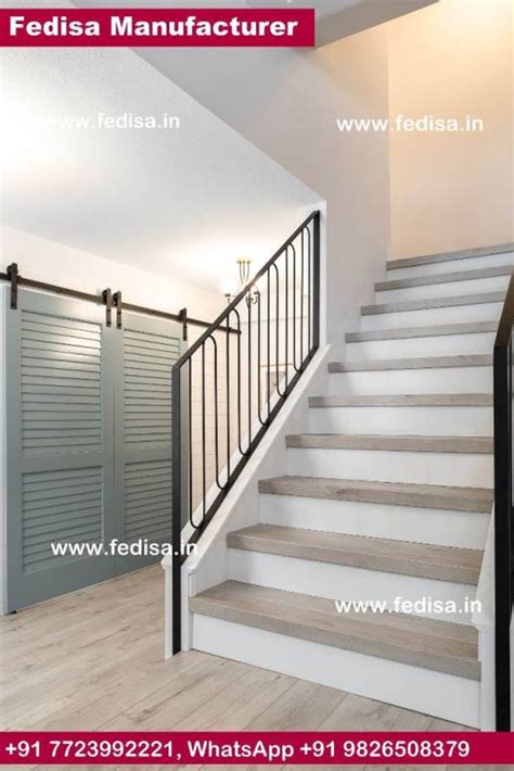 Ss Railing Staircase Cast Iron Straight Staircase Rot Iron Staircase ...