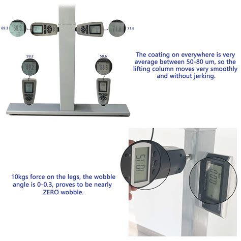 VWINDESK VJ205 Electric Height Adjustable Sitting Standing Desk Frame ...