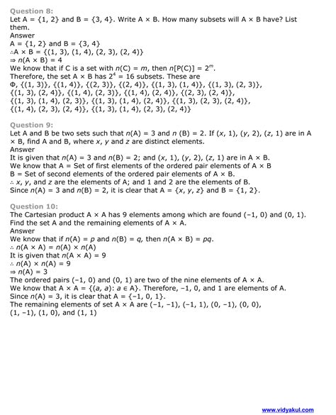 Image result for Relations and Functions Class 11 PDF