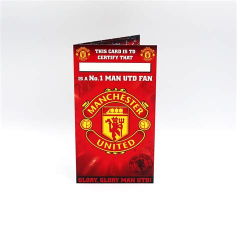 Kartka urodzinowa Manchester United (23 x 12 cm) • ManUtd.pl