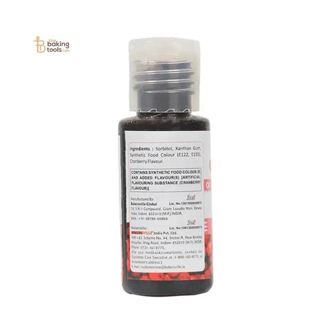 30g Pink Oil Colour With Cranberry Flavour - Colourmist
