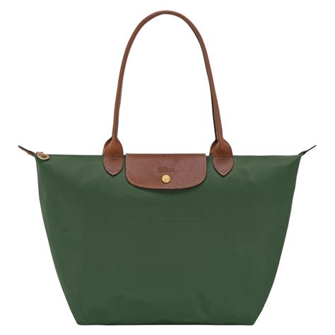 Le Pliage Original L Tote bag British Green - Recycled canvas – The ...