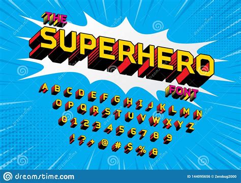 Superhero font – Artofit