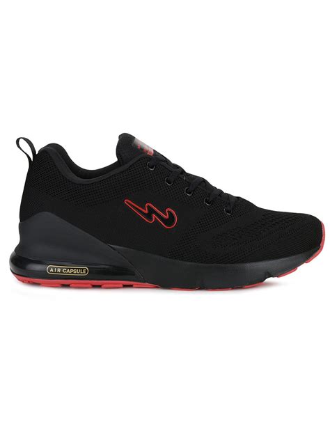 Buy Running Shoes For Men: North-Plusblk-Red | Campus Shoes