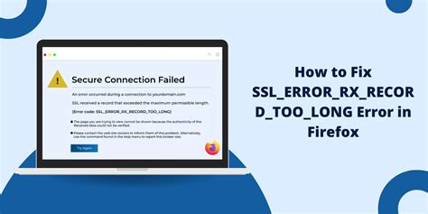 Image result for Error Code SSL Error RX Record Too Long Fix