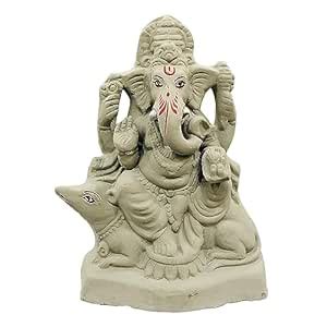 Buy SHOPMEFAST Eco Friendly Biodegradable Ganesha Idol, Water Soluble ...
