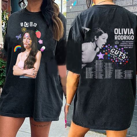 Olivia Rodrigo Guts Full Date Tour 2024 Shirt Olivia Rodrigo - Etsy UK