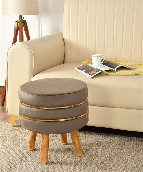 NACIA Sitting Pouffe Ottoman Stool for Living Room Stools Puffy ...