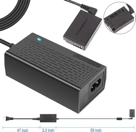 Kimaru AC Power Adapter Kit for Canon EOS M3/M5/M6/M6 Mark India | Ubuy