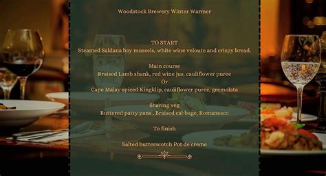 Woodstock Brewerys Bellas Winter Warmer, 252 Albert Road, Woodstock ...