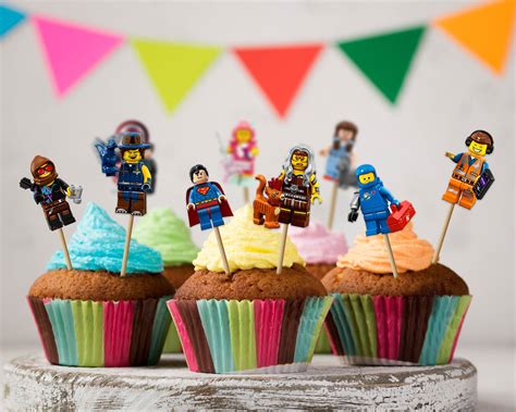 LegoTheme Cup Cake Topper | Personalized party supplies Online – Party ...