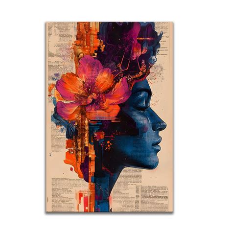 PAPER PLANE DESIGN Modern Women Portrait Collection | HD Canvas Print ...
