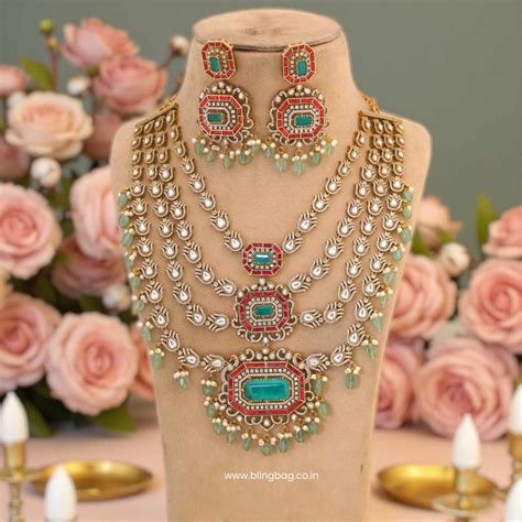 Multicolor Aliceia Victorian Jewellery Set – Bling Bag