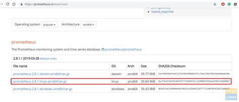 Prometheus Download 的图像结果