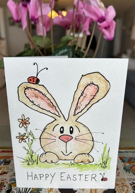 Pin by Ann Duncan on Watercolor ideas in 2025 | Easter cards handmade ...