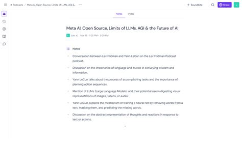 Yann Lecun: Meta AI, Open Source, Limits of LLMs, AGI
