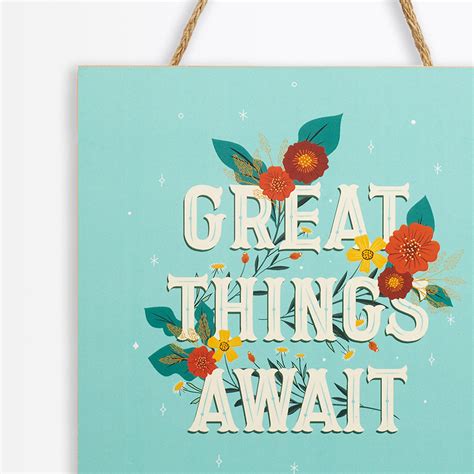 Buy Garnet Interiors Wooden Inspirational Quote Hanging Wall Accent ...