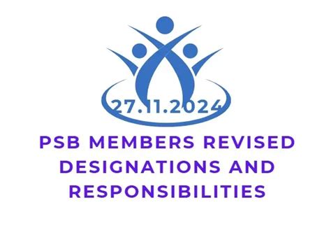 Postal Services Board (PSB) Members Revised Designations and ...