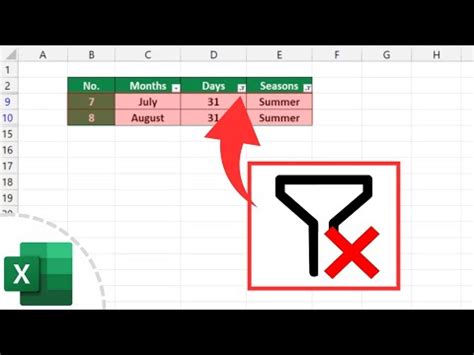 Image result for Excel Remove Filter From One Column