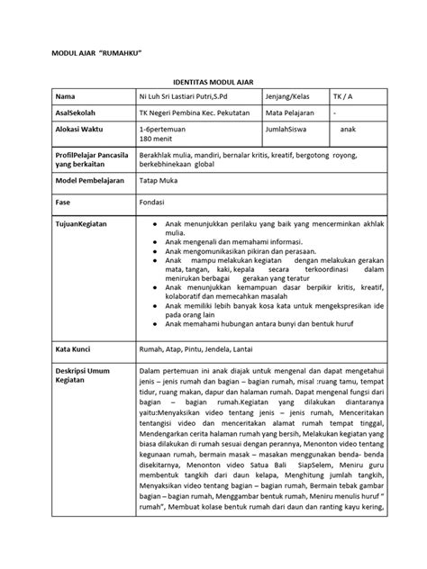 Image result for Modul Ajar Deep Learning TK