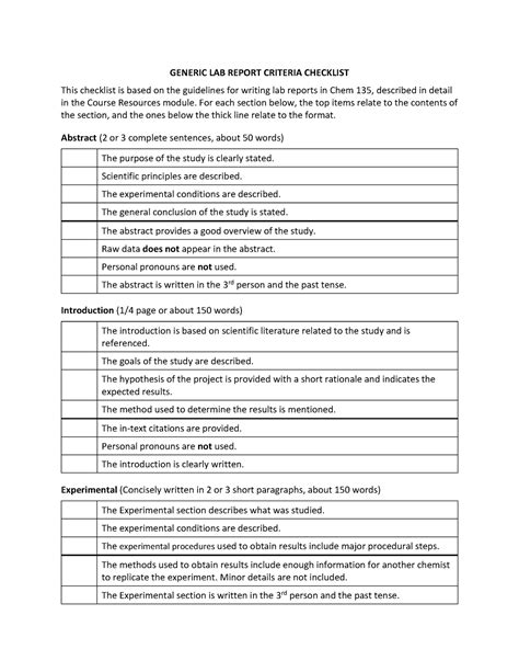 Report Checklist Form for Computer Lab 的图像结果