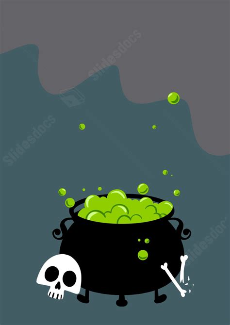 Cauldron Page Border And Printable Background in Word - Slidesdocs