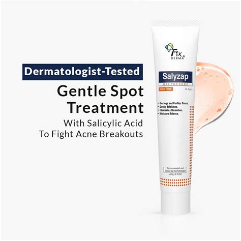Fixderma Salyzap Salicylic Acid Gel for Acne-Prone Skin – Fixderma Skincare