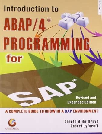 Buy Introduction to ABAP/4 Programming in SAP Book Online at Low Prices ...