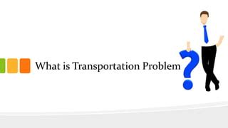Image result for Transportation Problem Explained