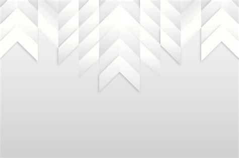 3d paper style white design with copy space | Free Vector