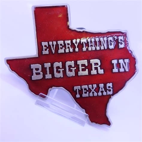 Everything's bigger in Texas buckle » Convoy Mail