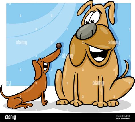 talking dogs cartoon illustration Stock Vector Image & Art - Alamy