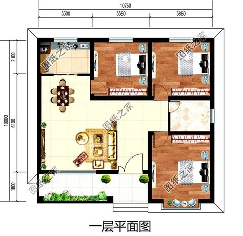 100平loft公寓平面设计图_齐家网装修效果图