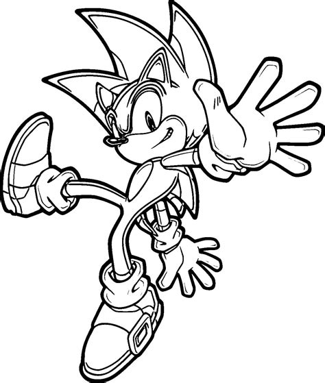 Free Printable Sonic Coloring Pages For Kids