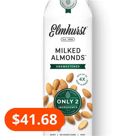Elmhurst Almond Milk Price at Alyssa Coode blog
