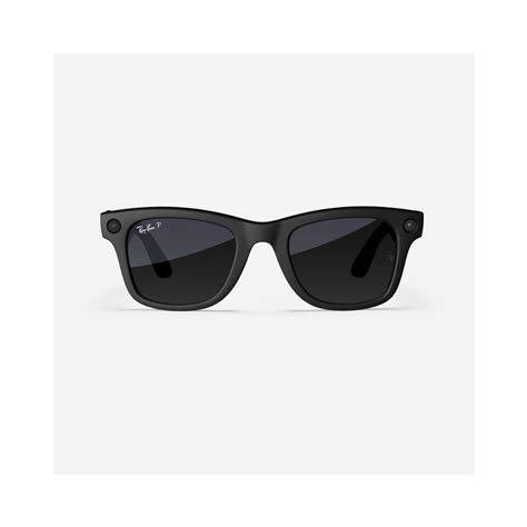 Ray Ban Meta Smart Glasses - Wayfarer Matte Black Graphite Lenses ...