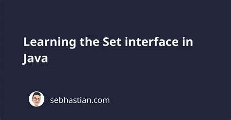 Set Interface in Java 的图像结果