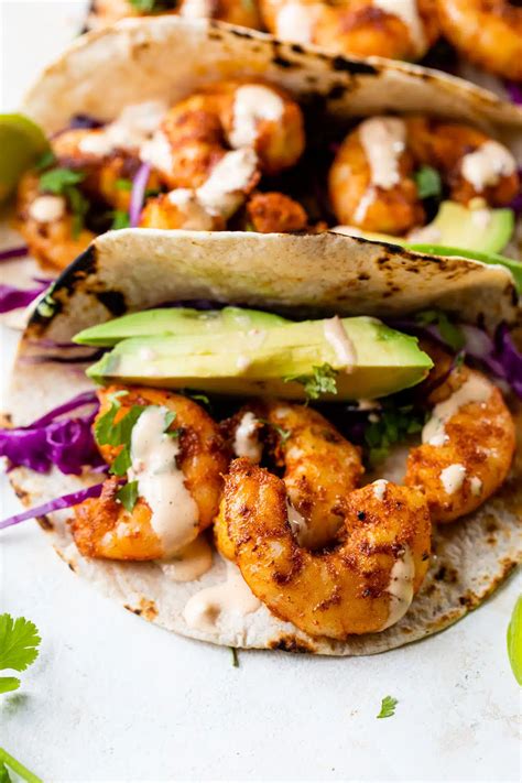 Blackened Shrimp Tacos - The Almond Eater