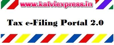 Process of Income Tax e-Filing Portal 2.0