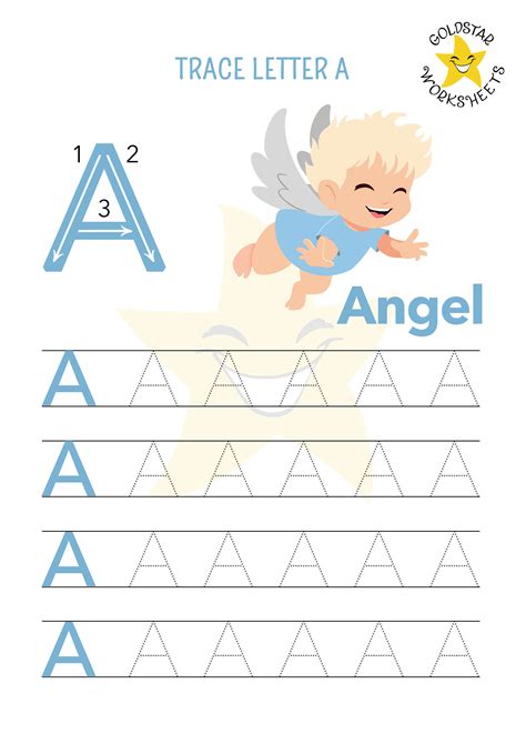 Trace Letter A Worksheet Printable Preschool Tracing Worksheets: