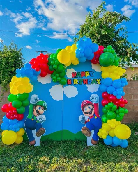 Super mario party backdrop idea – Artofit