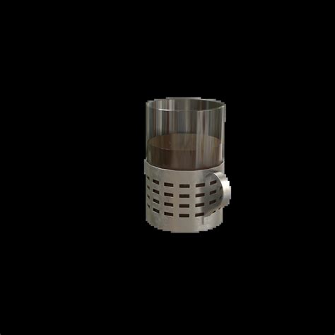 Vintage Glass Cup with Holder Soviet PRL 3D Model Free Download