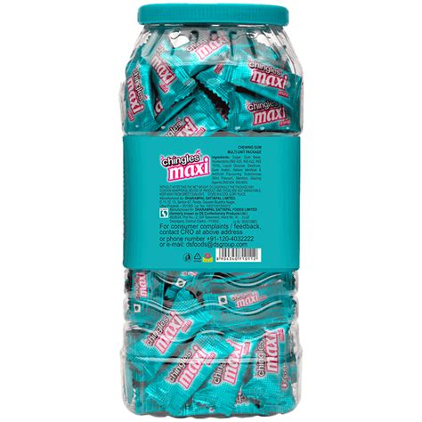 Buy Chingles Maxi Chewing Gum - Mint Flavour Jar 150 pcs (360gm) | Rclub