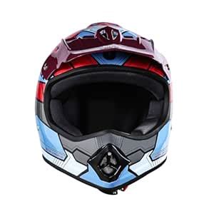 Royal Enfield Motocross Kids ISI Certified Helmet Chase FF Mx Multi Abs ...