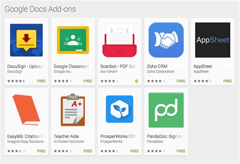 Image result for Google Docs Add-Ons