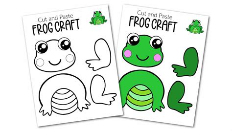 Free Printable Frog Craft Template - Simple Mom Project