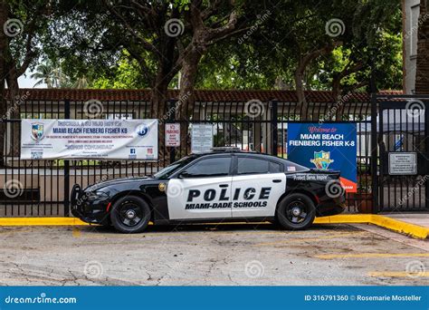 Miami-Dade Schools Police Department Vehicle Editorial Image - Image of ...