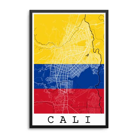 Cali Colombia Map