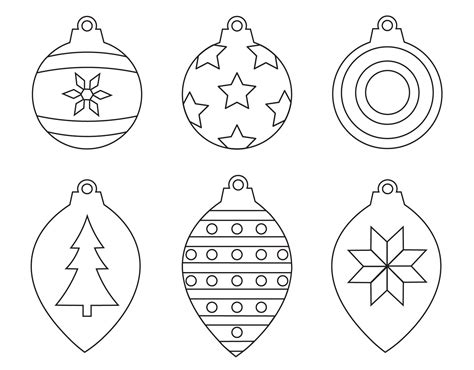 15 best free printable christmas ornament templates – Artofit