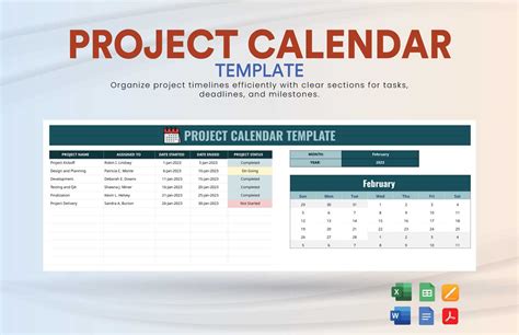 Image result for Project Calendar Development